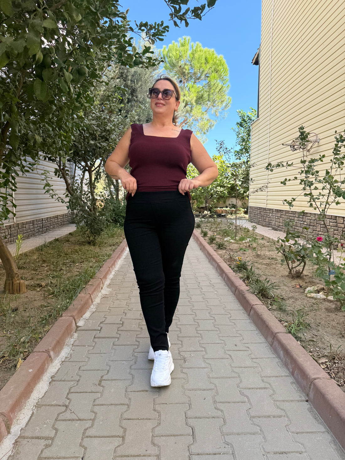 Streç Siyah Kot Pantolon