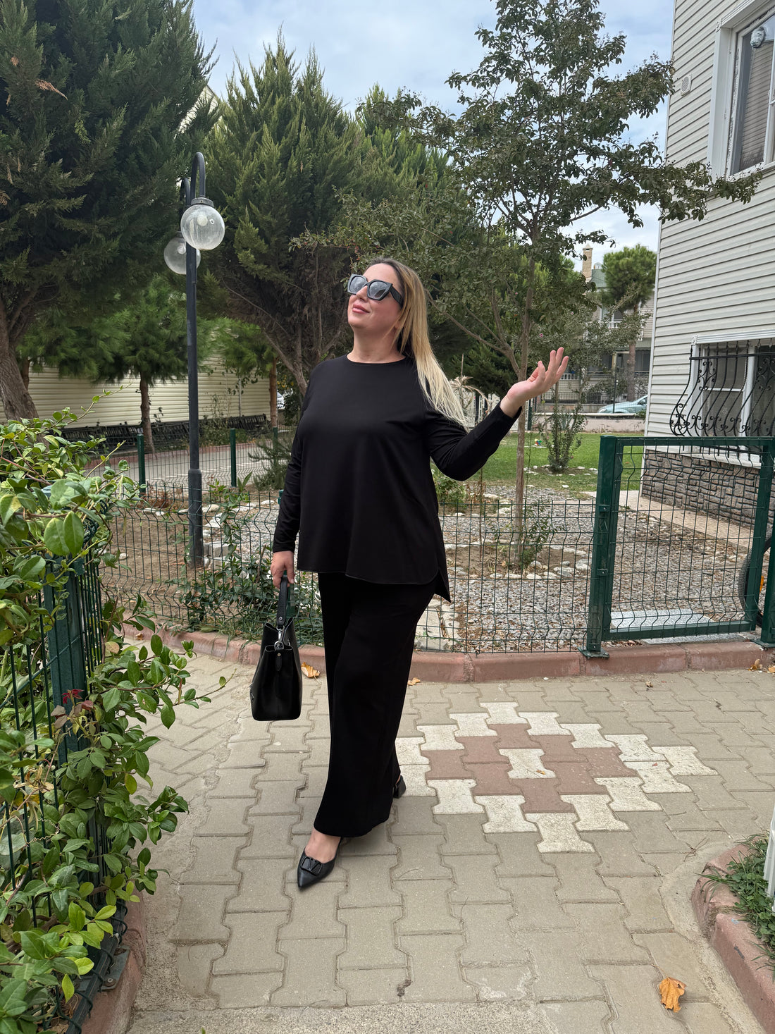 Rahat & Şık İki İplik Penye Takım – Siyah