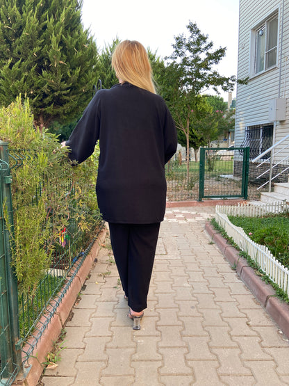 Üçlü Siyah kimono Takım